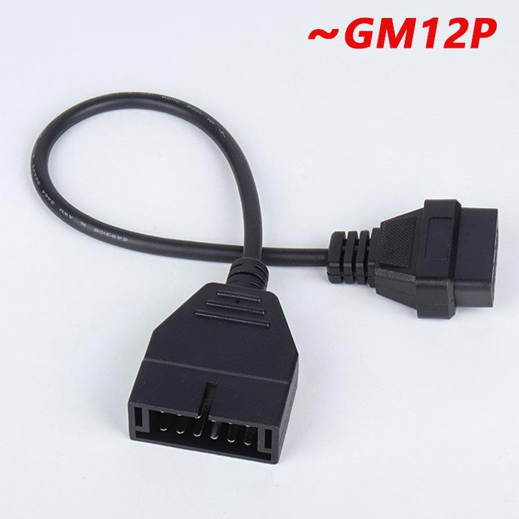 OBD1 na OBD2 GM Adaptérový Kabel, Náhrada OBD1 Čtečky Chybových Kódů na 16 Pinový Konektor, Prodlužovací Pin, Diagnostický Nástroj, 12 U6A7