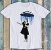 Banksy Raining On The Inside Funny Meme Top Unisex Gift Tee T Shirt T1325