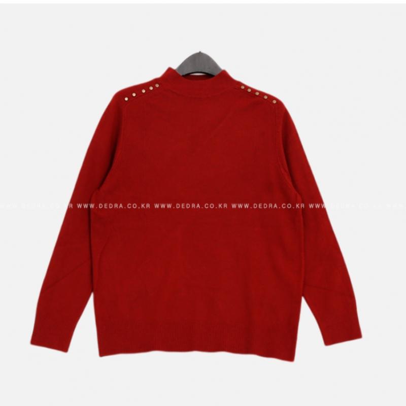 Dedra Long Sleeve High Neck Knit Knd4019 Yc