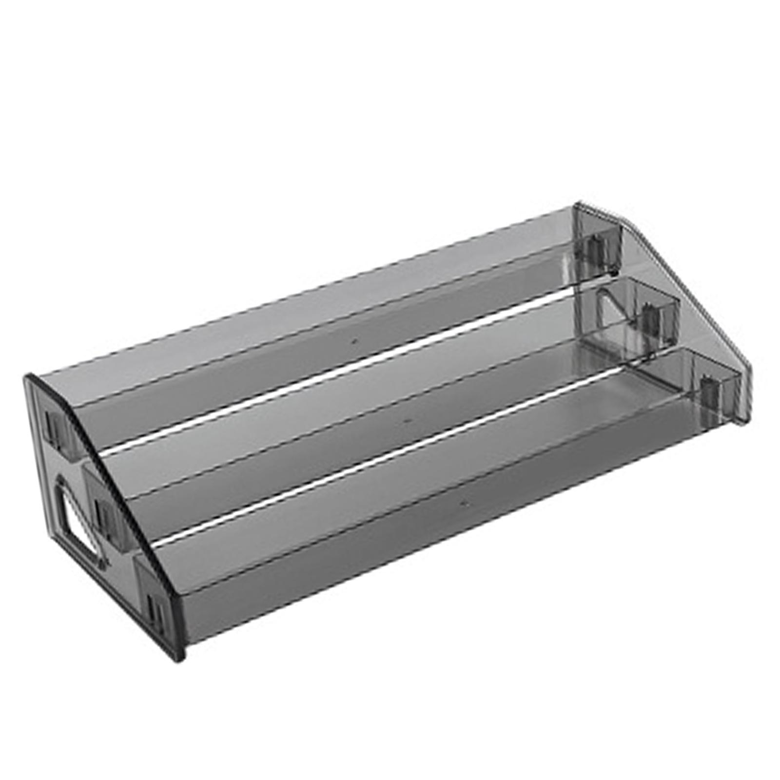 

Акриловый многоярусный органайзер-стойка Шикарный прозрачный акриловый органайзер для хранения лака для ногтей, очков и косметики A