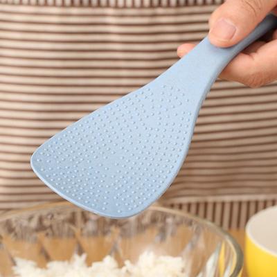 Rýžová lžíce Pádlo Plastová Nepřilnavá Bílá Rýže Vaření Naběračka Špachtle Rýžová lžíce Pádlo Naběračka na vaření rýže Kuchyňský gadget