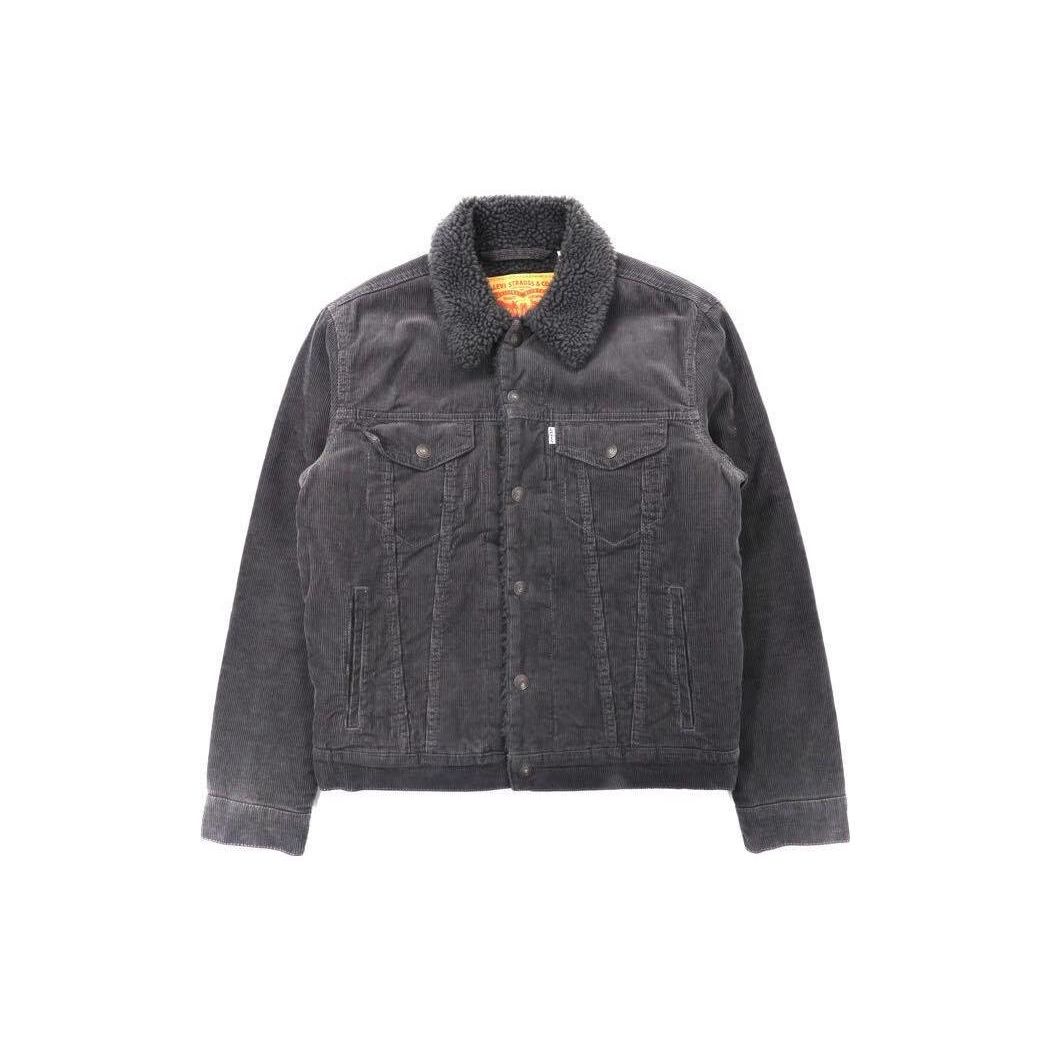 

Levis SS23 Однотонная флисовая куртка с воротником-стойкой, толстая, с длинным рукавом, унисекс, серая 16953-0001 XS