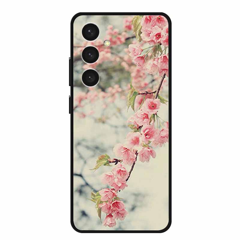 For Samsung S24 Plus Phone Case S24Plus Black Silicone Soft Back Cover Case For Samsung Galaxy S24 Plus Case S 24 Plus Funda Bag