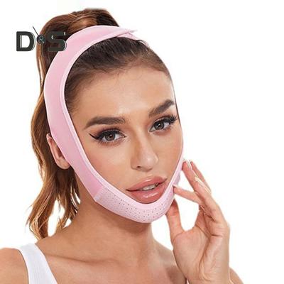 Fascia elastica per il lifting del viso con linea a V, regolabile, traspirante, per il rassodamento delle guance, per il viso da dormire, per le donne