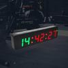 LED Digital Fitness Timer Clock 6 Digit Rechargeable HIIT Countdown Stopwatch for Home Training Room