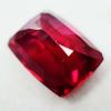 Natural Red Ruby Loose Gemstone Cushion Shape Bloody 8.25 ct for Jewelry Making and Gem Collections