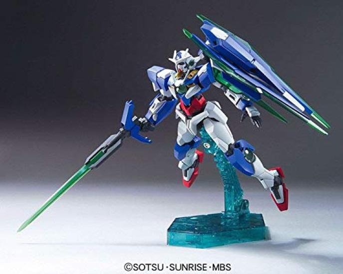 BANDAI SPIRITS HG Scale Plastic Model Kit from the Movie Mobile Suit Gundam A wakening of the Trailblazer Double O Quanta 1/144 Pre-Colored 00 -