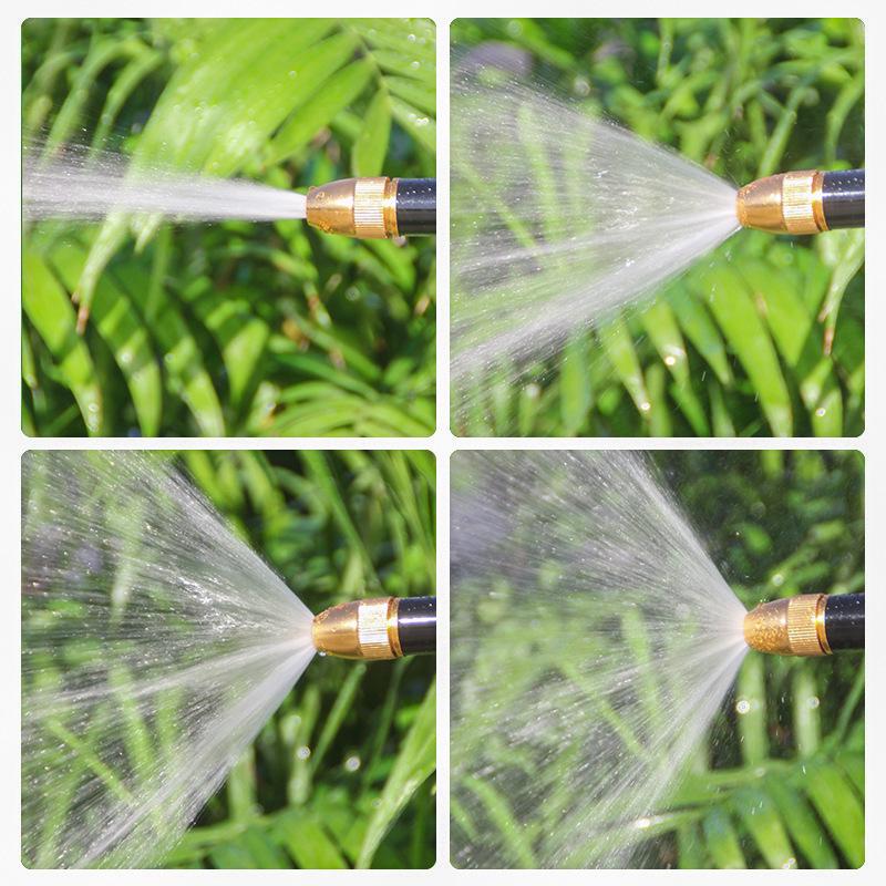 High-Pressure Garden Hose Nozzle with Metal Long Rod