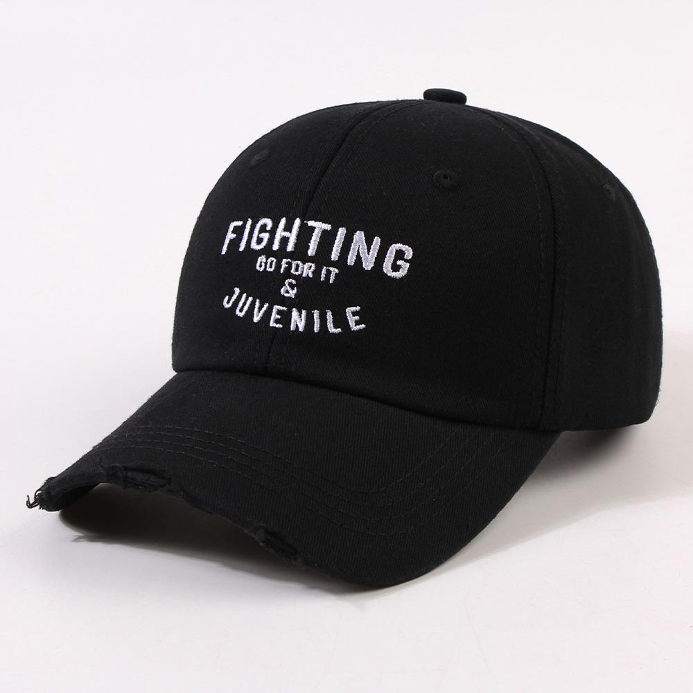Ladies autumn and winter fashion letter embroidered cap shopping trip student couple sunshade baseball cap