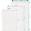 Boao 6 Pack Nut Milk Bags - Reble Food Strainer Bags with Fine Mesh Nylon Drawstring, 3 Sizes
