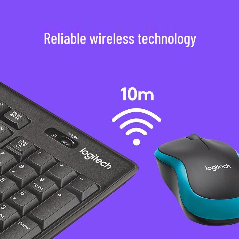 Logitech MK275 Kabellose Tastatur- und Maus-Kombination