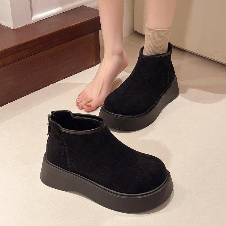 Shoes for Women Cotton Boots Mountaineering Women Boots New Winter 2025 Platform Boots Women Ankle Boot Cotton Shoes