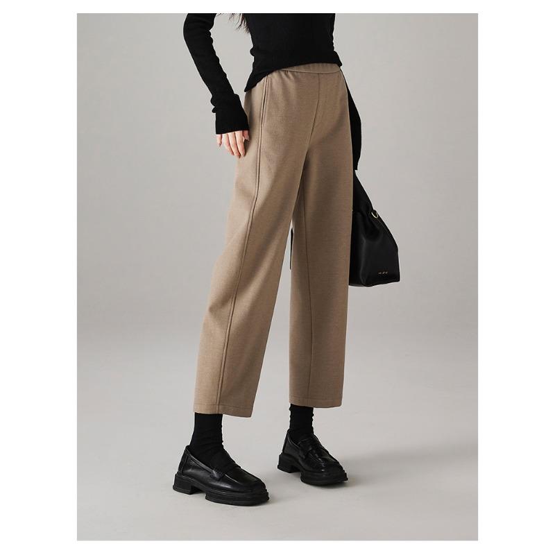 

Новые зимние свободные и стройнящие бедра, сохраняющие тепло, и утолщенные повседневные прямые брюки для женщин 2XL