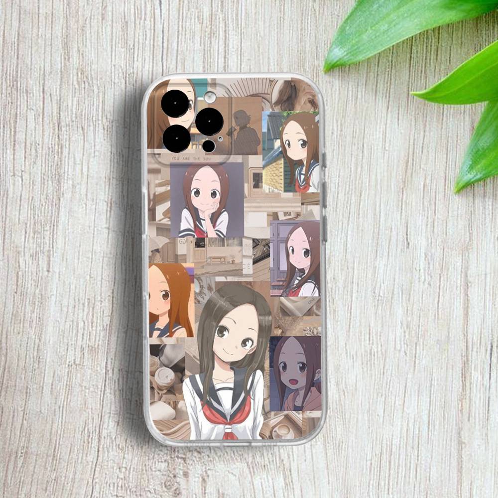 

KarakaiS Jozu no Takagi San Phone Case For iPhone 17,16,15,14,13,12,11 Pro,Max,Plus,X,XS,XR,SE4,E Mini Transparent Soft Cover iPhone16