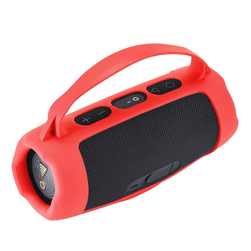 Silicone Cover Case with Shoulder Strap Travel Carrying Protective Gel Soft Skin for JBL Charge 5 Wi-Fi & JBL Charge 5 Speaker