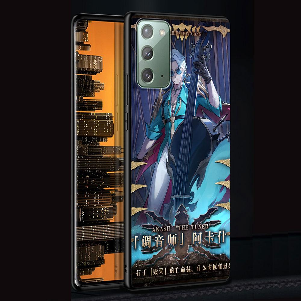 Honkai Star Rail Sparkle Case for Samsung Galaxy Note 10 Plus 20 Ultra 9 8 TPU Phone Cover Note 10 Lite Black Soft Shell Funda