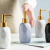 European Ceramic Lotion Bottle Matte Soap Liquid Container Home Hotel Irregular Shampoo Makeup Remover Water Storage Bottle New