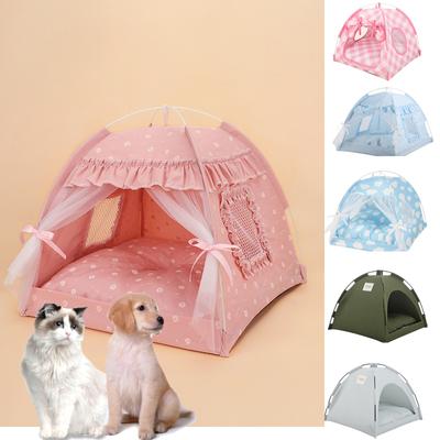 Husdjur Hund Katt Kattungebo Lektält Tipi House Tipi Bed Valp Kudde Sovmatta