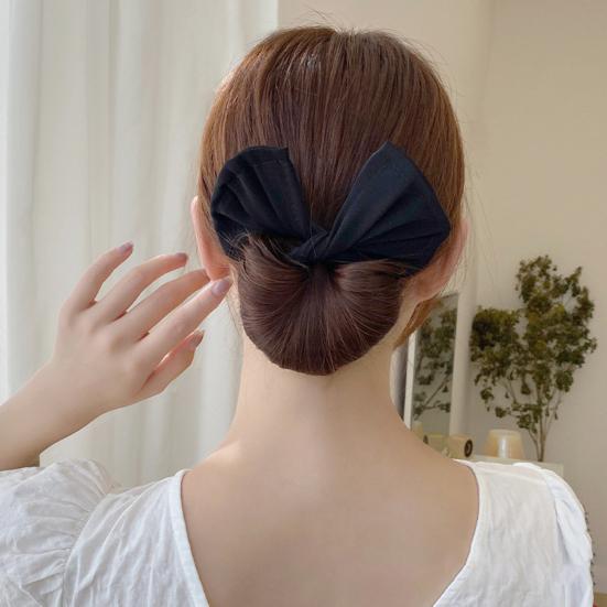 Hair Bun Clip Fruit Pattern Bun Maker Easy To Use Versatile Hair Styling Twist Tool Long Hair Bun Accessory