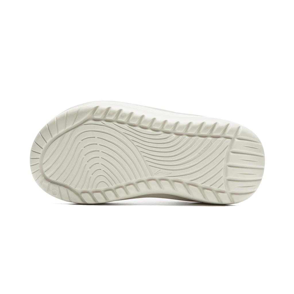 LOL X Li Ning SOFT SLIPPER Slip Resistant Odor Resistant Abrasion Resistant Slide Slippers Unisex Pearl White AGAU027-3