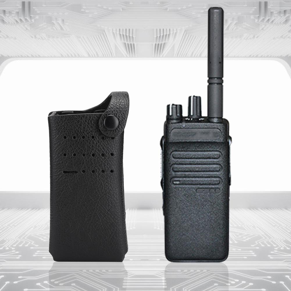 Walkie Talkie Two way Radio Protective PU Leather Case Cover Suitable for Motorola P6600