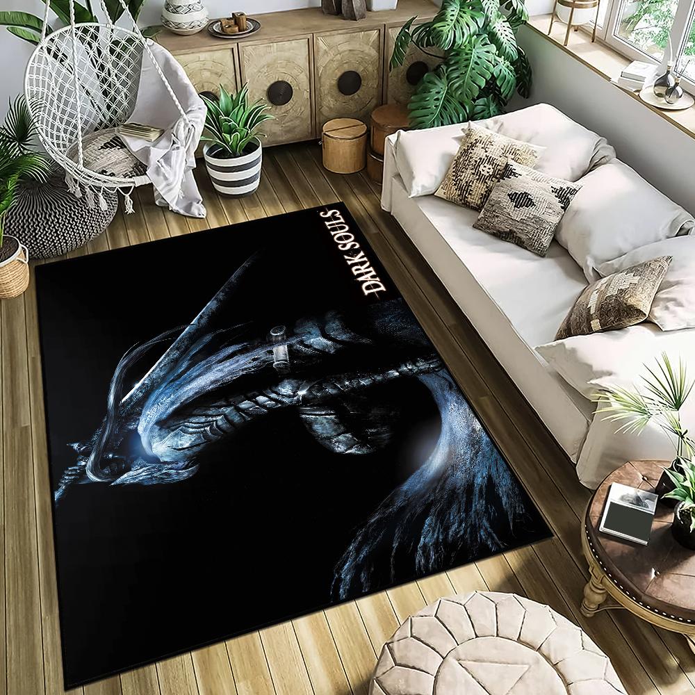 Hot Game The D-Dark Souls Door Mat Entrance Non-slip Washable Kitchen Carpet Living Room Hallway Rug Bathroom Decoration