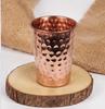 TreegoArt 100% Pure Traditional Handcrafted Copper Hammered Drinking Glass Use In Hotels, Restaurants And Kitchenware