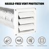 Grille Covers Exhaust Vent Cover Plastic Material Air Shutter Vents Ventilation Grill  For Walls