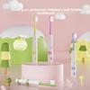 Children's Cute Eco-Friendly Baby Teething Toothbrush Plastic Handle Soft 0.15mm Nylon/PBT Bristles Regular Size Home Use