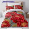 Cartoon Pattern Bedding Quilt Set Quilt Cover Pillowcase Home Decoration Birthday Gift (1 * Duvet Cover + 2 * Pillowcase, Without Core)