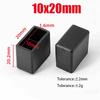 Black PVC Furniture Table Foot Tip Chairs Legs Pad Protector Cover Square/Round Caps Pipe Plug Lid Tube Hole Protection End Cap