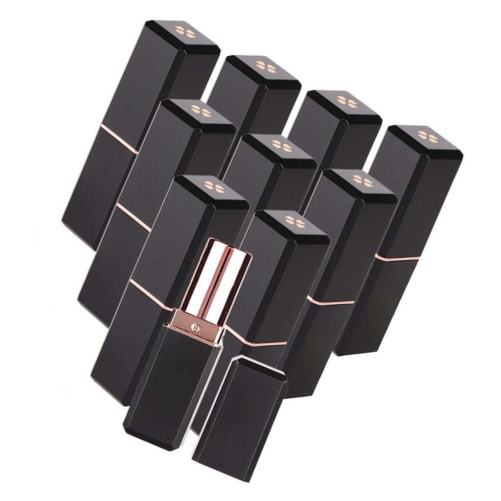 10pz Tubetti Vuoti per Rossetto Fai da Te Contenitori per Rossetto Autoprodotto Tubetti