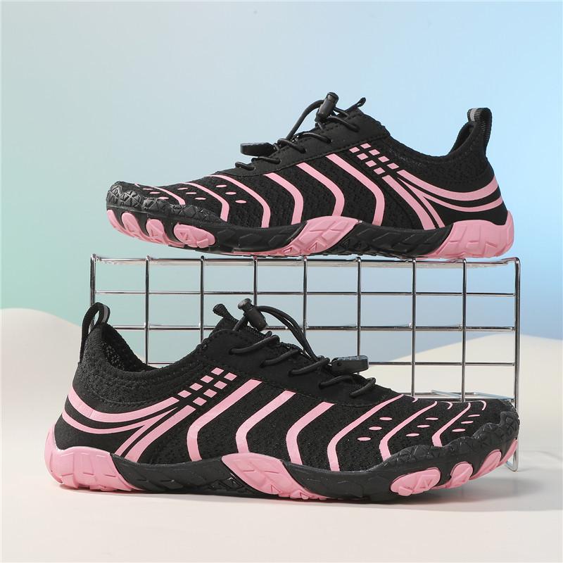 Unisex Quick-Dry Breathable Non-Slip Wading Shoes for Beach, Outdoor, and Swimming - Five-Finger Design