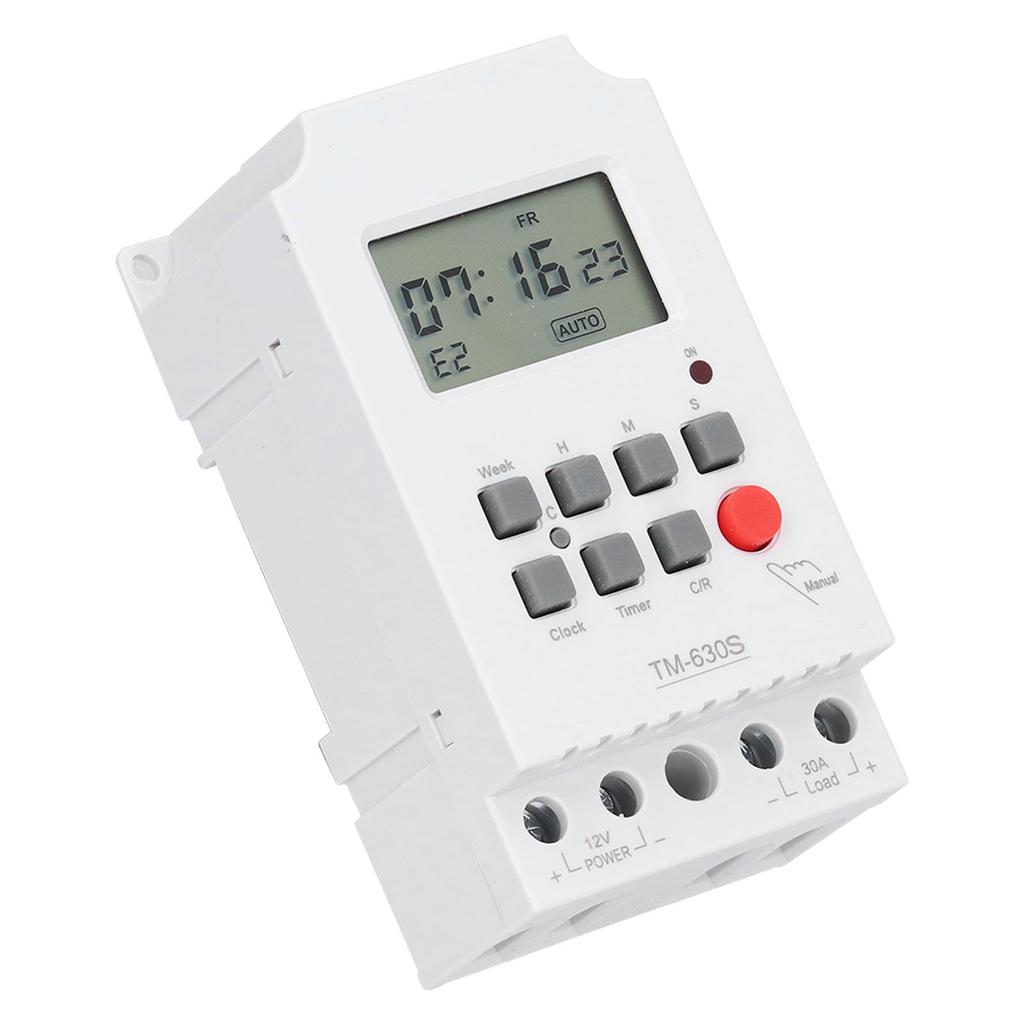Microcomputer Timer Switch 7‑Day Electronic Accessories with Digital Display for Light Control