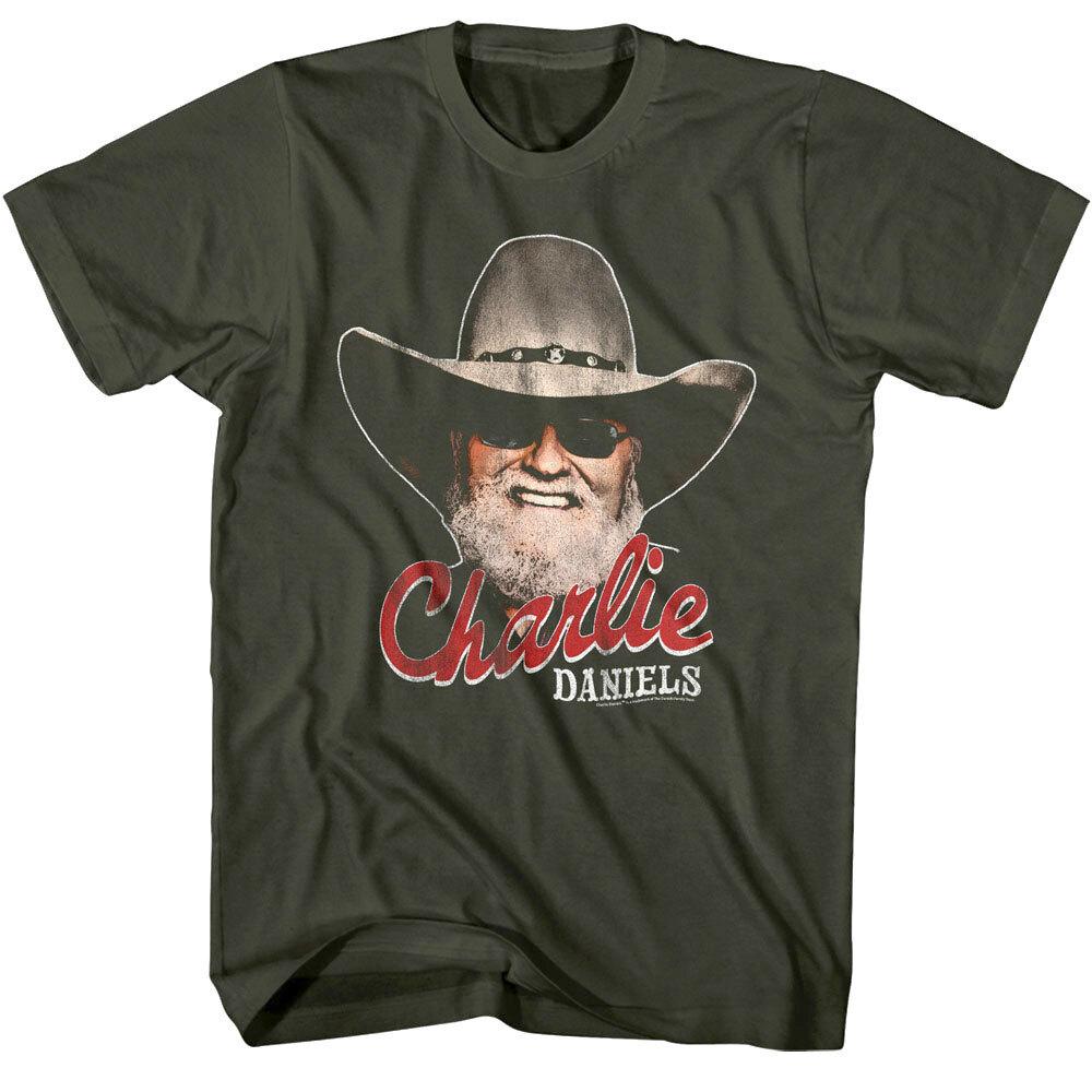 Charlie Daniels Bearded Cowboy Men T Shirt XXXL
