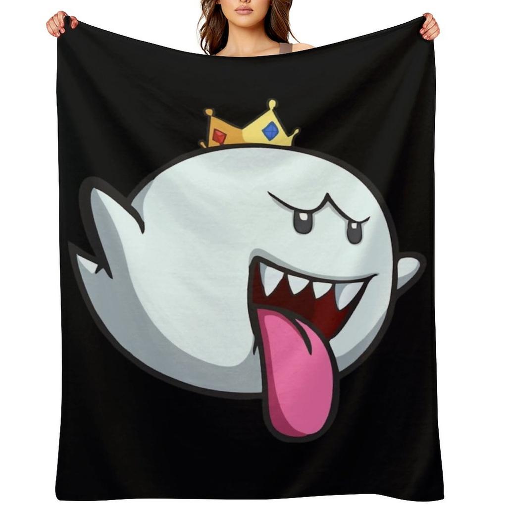King boo Přehoz Spací pytel Měkký plyšový Kostkovaný pro pohovku Luxusní přehozy