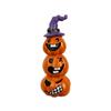 Halloween Pumpkin Resin Ornaments, Funny Horror Pumpkin Ornaments, Halloween Festival Desktop Decoration Ornaments