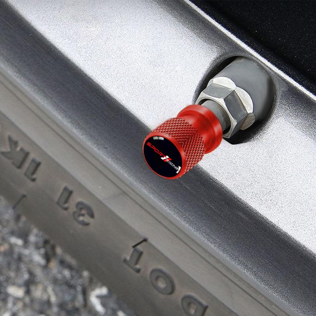 4pcs Car Wheel Tire Air Valve Stem Caps Aluminum Alloy Cap For Toyota for Yaris for Camry for Tacoma for RAV4 for Corolla VE4