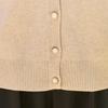 Women's Embroidered Crew Neck Knit Cardigan