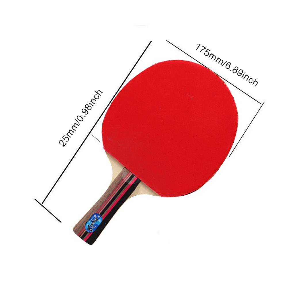 Ping Pong Paddles 2 Rackets & 3 Balls Table Tennis Racket Non Slip Ping Pong Racket 2 Player Ping Pong Set for Advanced Training