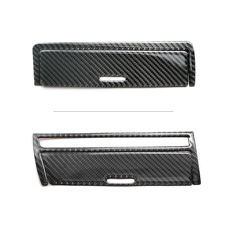 Car Carbon Fiber Center Control Panel Gear Shift Cigarette Lighter Cover Sticker Trim For BMW 3 Series E46 1998 - 2003 2004 2005