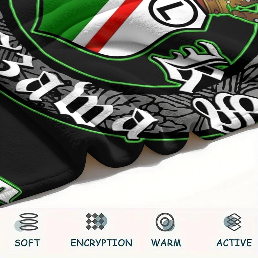 1 Adet Özel İsimli Legia Warszawa Desenli Flanel Battaniye Her Mevsime Uygun Ev Dekorasyonu İçin Sıcaklık ve Konfor Hediyeler Tatil Hediyesi