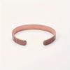 Temu Vintage Copper Magnetic Energy Bracelet - Cross & Stripe Open Bangle
