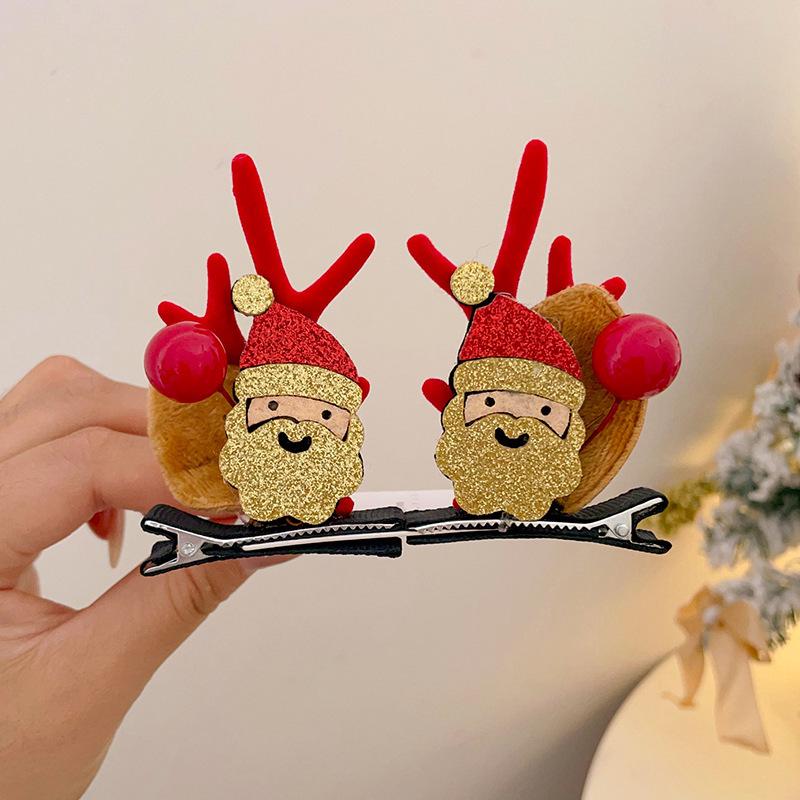 Children's Christmas Reindeer Headband - Cute Holiday Hair Accessory for Photos