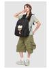 Stylish Solid Color Backpack for Middle and College Girls: Korean-Inspired, Large Capacity
