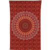 BLESS INTERNATIONAL Tapiz de cama para colgar en la pared con Mandala psicodélico bohemio hippie indio