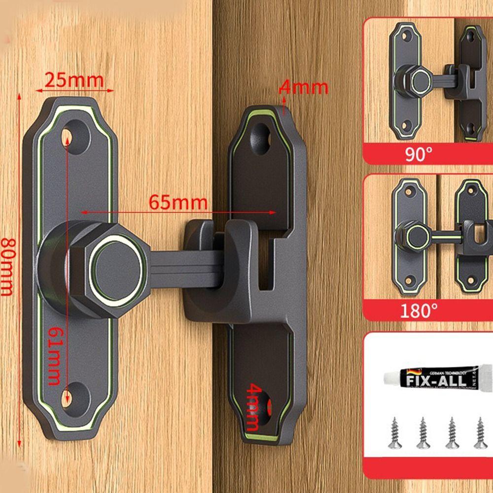 Safety Door Lock Guard Anti-theft Door Hasps Protable Door Catch Bolt Furniture Hardware