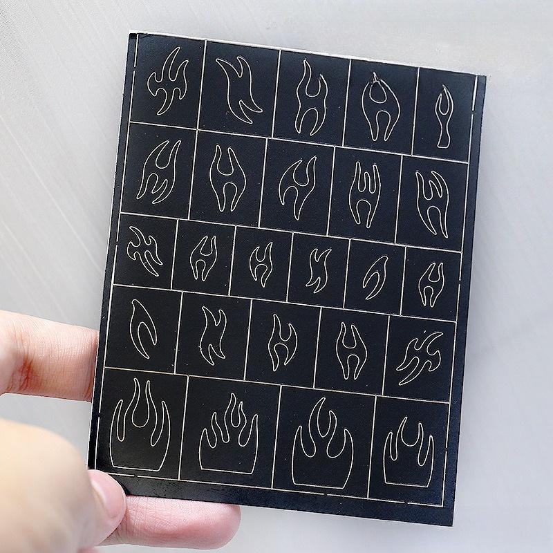 

1 шт. Полая струйная наклейка Бабочка Звезда Любовь Звезда Шаблон для аэрографии Маленький узор Наклейка для ногтей