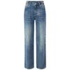 GIOVANNI VALENTINO Women's Slim Fit Straight Leg Jeans