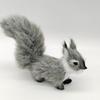 Realistic Squirrels Figurine Simulated Stuffed Plush Figure Animal Sculpture Perfect Addition To Christmas Table Decor